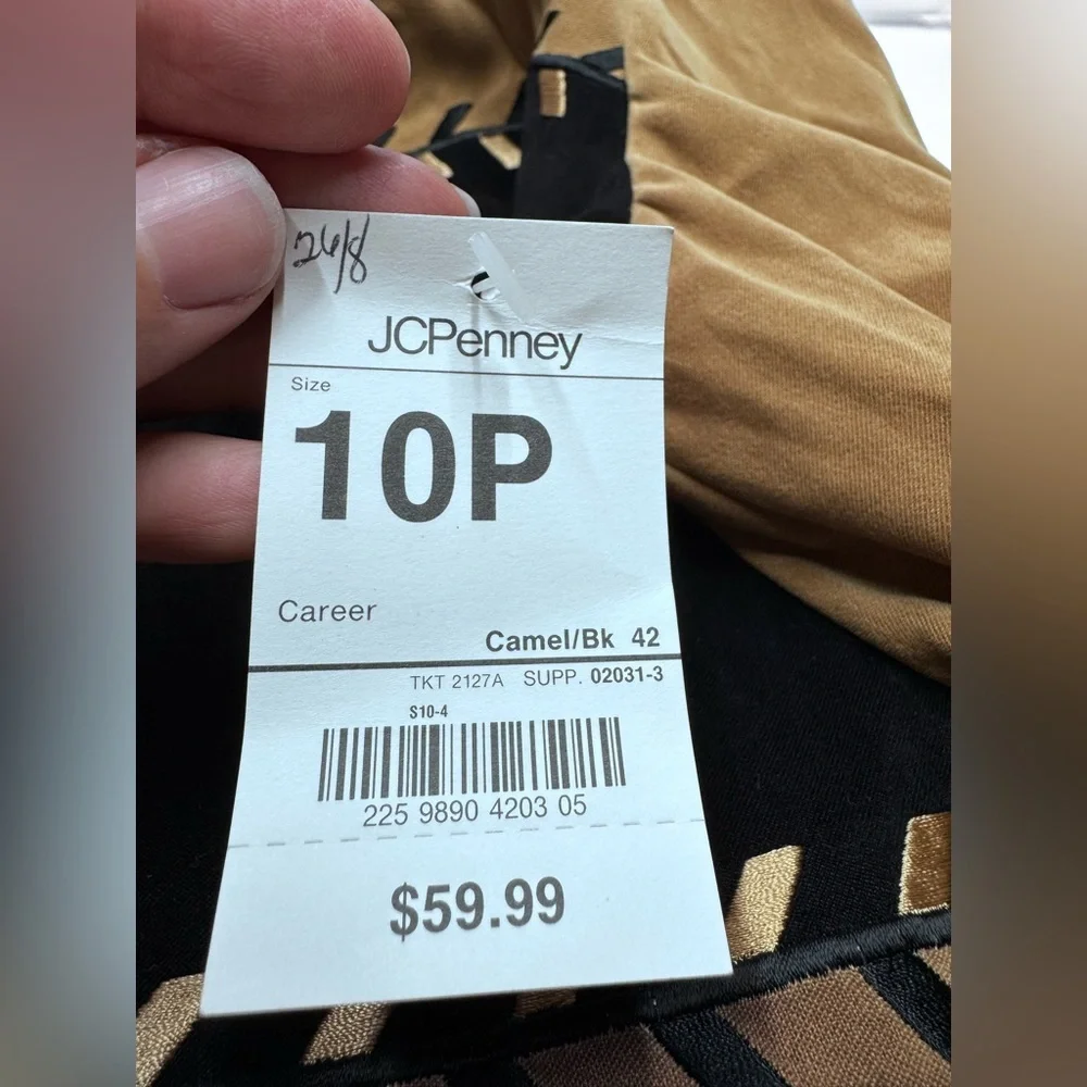 Worthington Tan and Black Women's Blazer - Picture 14 of 15